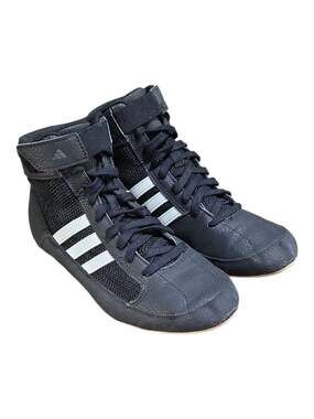 Adidas HVC 2 Wrestling Shoes Black and White Size 4
